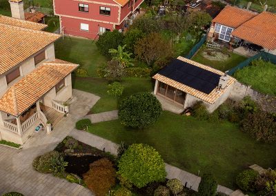 Energía solar y recarga inteligente en vivienda unifamiliar (Cangas)